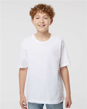 M&O Youth Gold Soft Touch T-Shirt - White