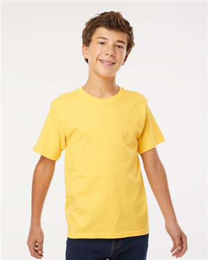 M&O Youth Gold Soft Touch T-Shirt - Yellow