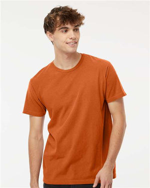 M&O Unisex Vintage Garment-Dyed T-Shirt - Burnt Orange