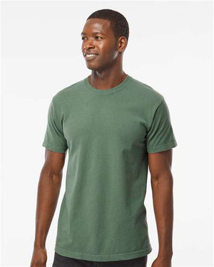 M&O Unisex Vintage Garment-Dyed T-Shirt - Light Green