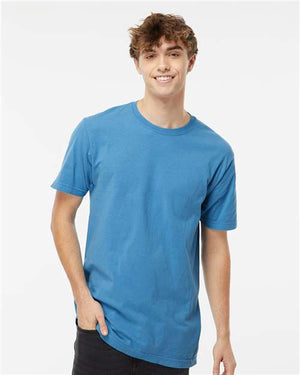 M&O Unisex Vintage Garment-Dyed T-Shirt - Royal Caribe