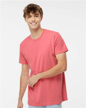 M&O Unisex Vintage Garment-Dyed T-Shirt - Watermelon