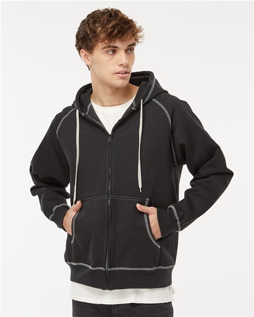 King Fashion Extra Heavy Full-Zip Hooded Sweatshirt