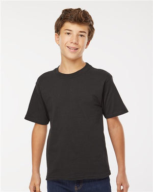 M&O Youth Gold Soft Touch T-Shirt - Azalea