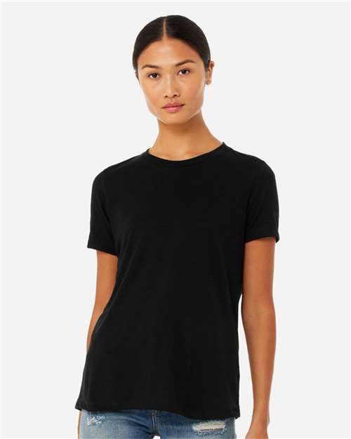 BELLA + CANVAS Women’s Relaxed Fit Heather CVC Tee