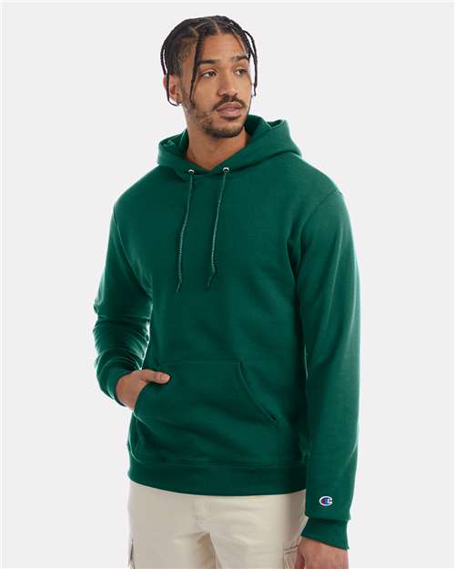 Champion Unisex Powerblend® Hooded Sweatshirt - Emerald Green