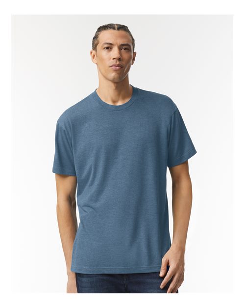 American Apparel Unisex Triblend Track Tee